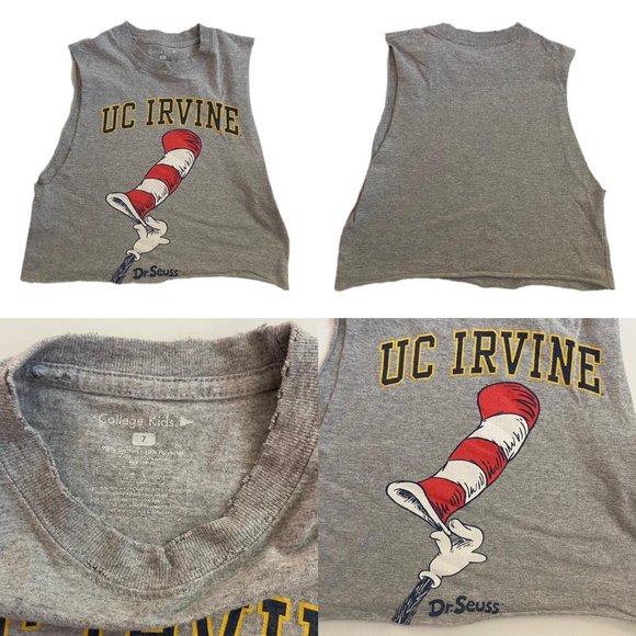 UC Irvine Sleeveless Baby Cropped Tee - Picture 4 of 4